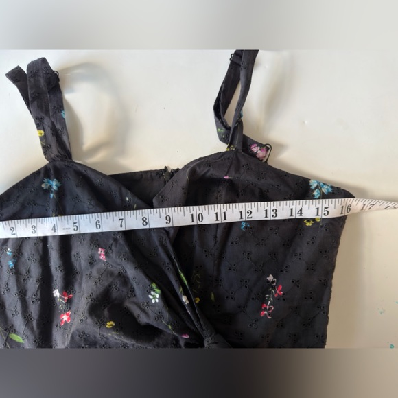 Parker Black Floral Midi Dress - Picture 10 of 12